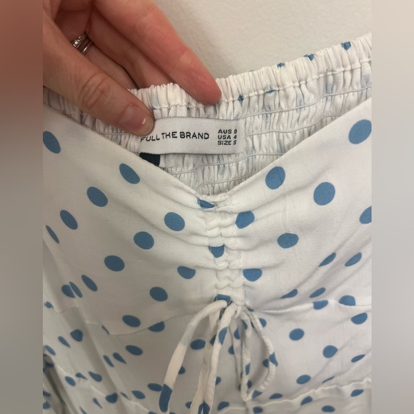 Faithfull the Brand Maurice Dot Mini Dress - Size Small - Picture 4 of 5